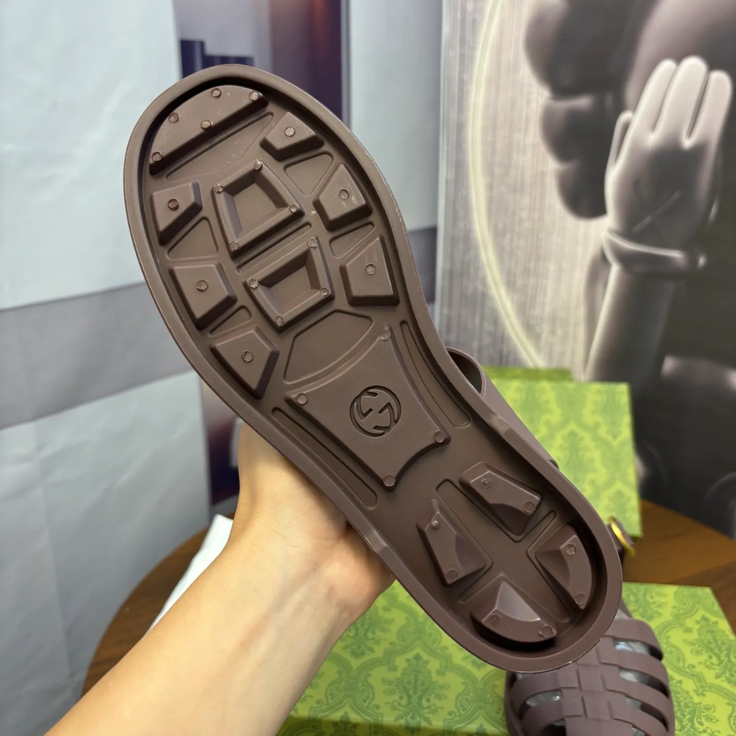 Men's shoes 260💰 [Gucci] Counter quality, top-quality original goods, real photos! Original TPU material, fine workmanship, comfortable; genuine 1:1 replica Size: 36 ~ 46